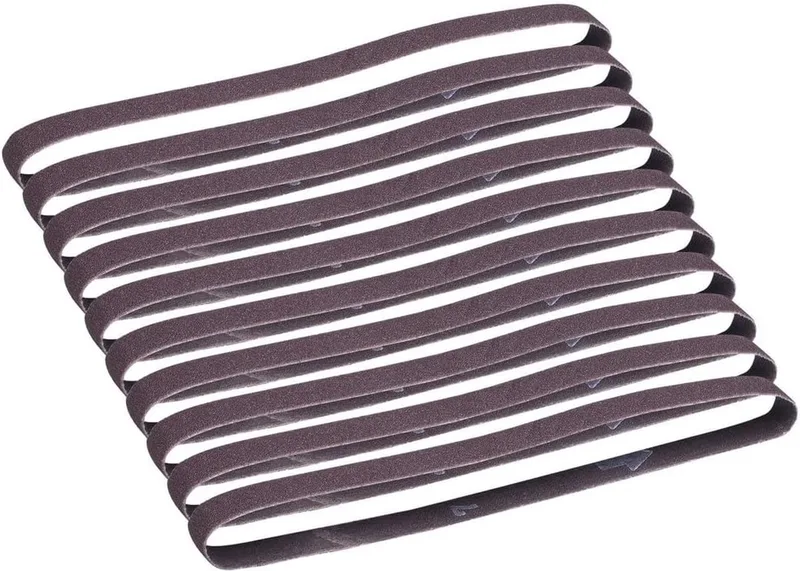 S3295-1 schuurband korrel 80 I geschikt voor bandschuurmachine S3295 I 10 x 330 mm I grove korrel I set van 10 fra SW-Stahl – produktbillede