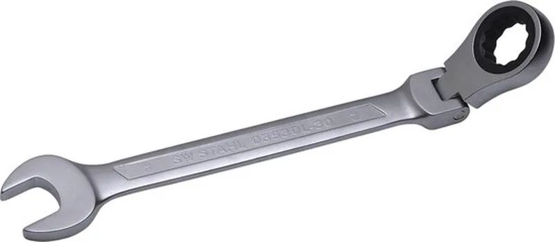 SW-Stahl 03530L-30 ringratelsleutel 30 mm I ringsleutel met scharnier I 72 tanden I steeksleutel met ringratel I ringratel steeksleutel SW 30 de SW-Stahl – image du produit