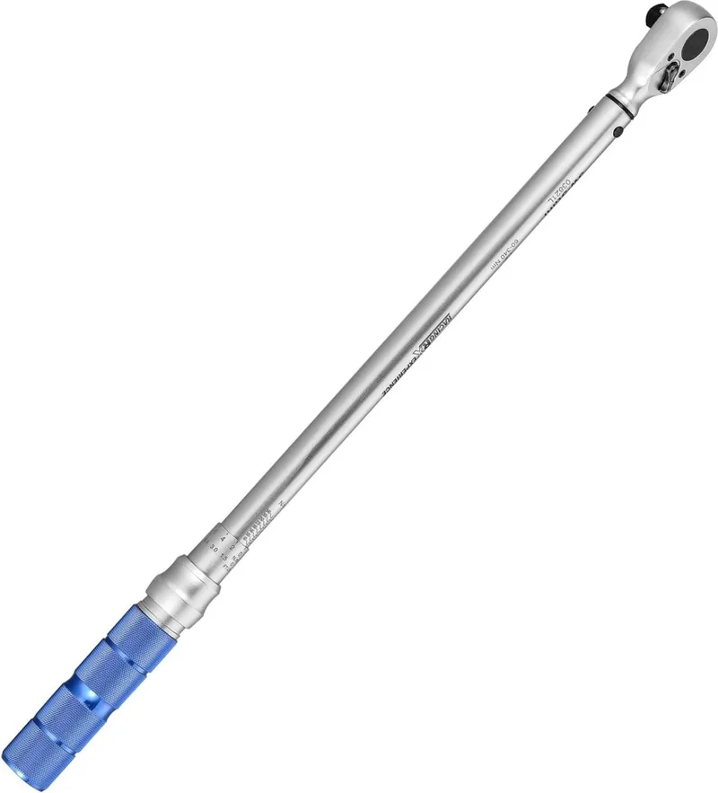 SW-Stahl 03821L momentsleutel I 1/2 inch I 60-340 Nm I links en rechts aandraaien I momentsleutel voor bandenwissel von SW-Stahl, Blau – Produktbild