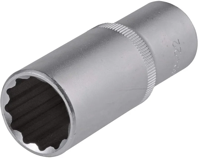 SW-Stahl 05632L-30 Dopsleutelinzetstuk 1/2 inch | 30 mm | 12-punts | Spline-dop | lang | Dopsleutelset de SW-Stahl, Argent – image du produit