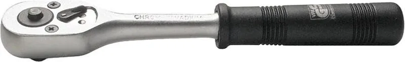 SW-Stahl 05700SB omschakelratel 1/4 inch I ratel met 36 tanden I drukknopontgrendeling I chroom vanadiumstaal de SW-Stahl, Argent – image du produit