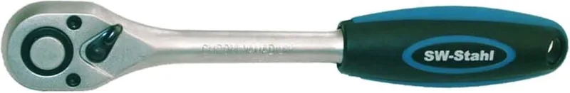 SW-Stahl 05995SB omschakelbare ratel 1/2 inch I fijne vertanding met 72 tanden I steekslot I vanadium staal van SW-Stahl, Chroom – productafbeelding