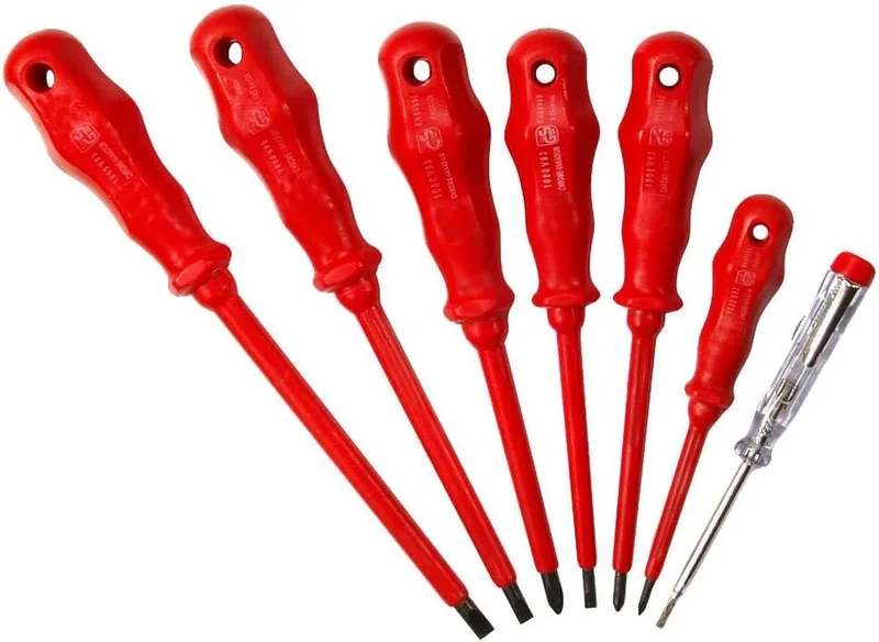SW-Stahl 31610L schroevendraaierset van SW-Stahl, Rood – productafbeelding