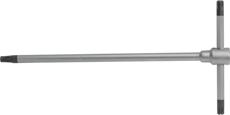SW-Stahl 31665L-60 Hoekschroevendraaier met T-greep en T-profiel I T60 x 320 mm I TX-schroevendraaiergereedschap I Volmetalen schroevendraaier fra SW-Stahl, Sølv – produktbillede
