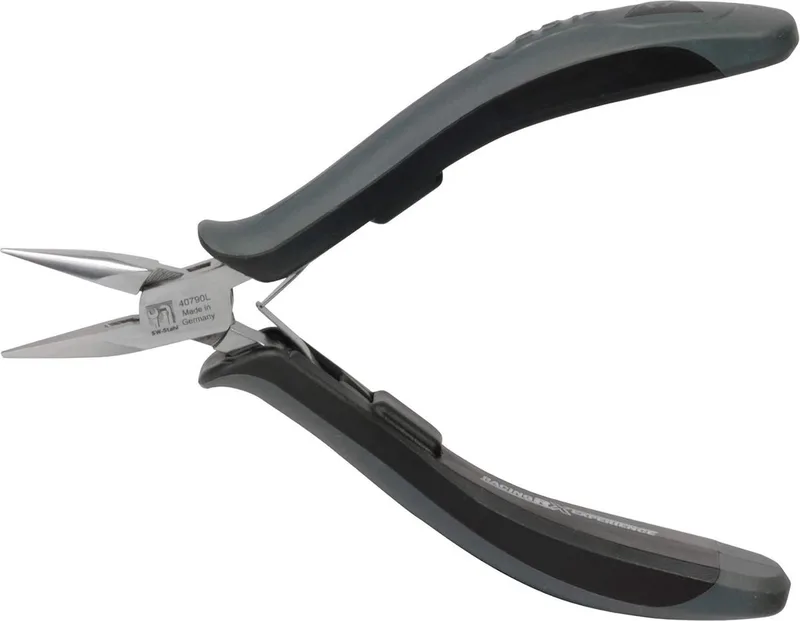 SW-Stahl 40790L elektronica punttang 130 mm, recht RaceRX fra SW-Stahl, Grå – produktbillede