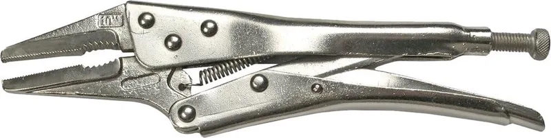 SW-Stahl 41521L Langbeck griptang 225 mm I extra smalle bek I griptang met rechte bek I Langbeck griptang de SW-Stahl, Mat verchroomd – image du produit
