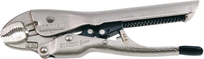 SW-Stahl 41551L Automatische griptang 150 mm I Met één hand te bedienen I Automatische griptang met snelverstelling I Traploze aanpassing van de klemkracht I Gemakkelijk te ontgrendelen fra SW-Stahl, Sølv – produktbillede