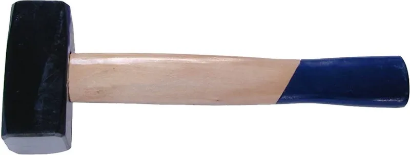 SW-Stahl 50203L vuist 1500g I gesmede vuist met houten handvat I vuisthamer 1,5kg kopgewicht I steenhouwerhamer klein I 1500g hamer zwaar van SW-Stahl – productafbeelding