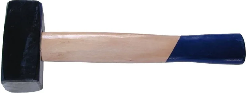 SW-Stahl 50204L vuist 2000g I gesmede vuist met houten handvat I vuisthamer 2kg kopgewicht I steenhouwer hamer klein I 2000g hamer zwaar van SW-Stahl – productafbeelding