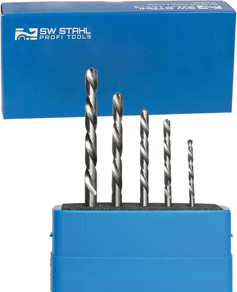 SW-Stahl 80505L linkse borenset, 5-delig, DIN 338 3-4-5-6-7 mm by SW-Stahl – product image