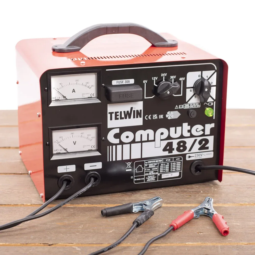 Acculader Computer 48/2 PROF 230V 6 - 48V fra Telwin – produktbillede