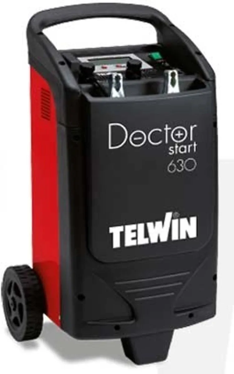Acculader en Druppellader en Starter - DOCTOR START 630 230V 12-24V van Telwin – productafbeelding