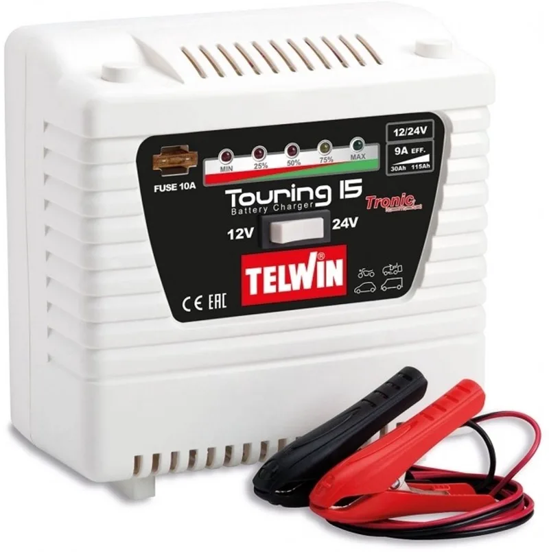 acculader Touring 15 Tronic 230V 12V / 24V laden en onderhouden de Telwin – image du produit