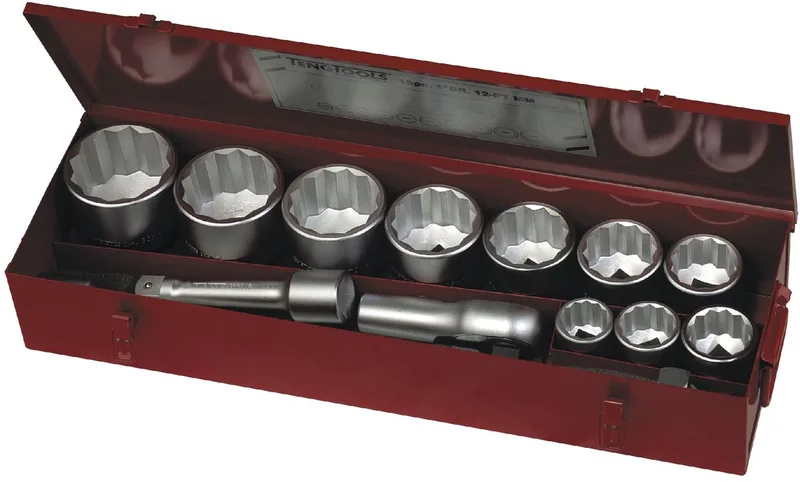 Doppenset 1 36-80mm 15 dlg Teng Tools M1115MM van Teng Tools, Neutraal – productafbeelding