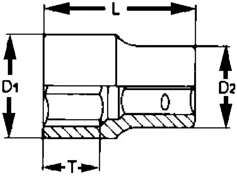 Dopsleutel 23mm 1/2" - Chroom-Molybdeen Staal by Teng Tools – product image
