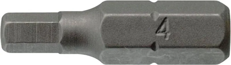 HEX2500403 Bit - Inbus - 4 x 25mm - 1/4" (3st) van Teng Tools – productafbeelding