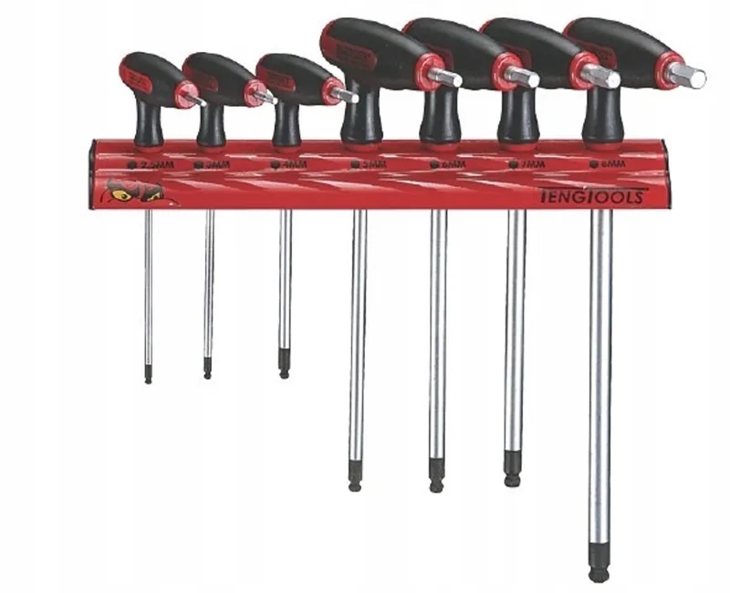 Inbussleutelset 7 Delig met Handgreep de Teng Tools – image du produit