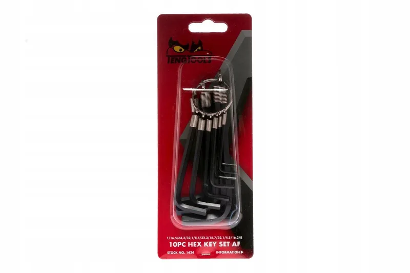 Inbussleutelset Inch - 10 Onderdelen by Teng Tools – product image