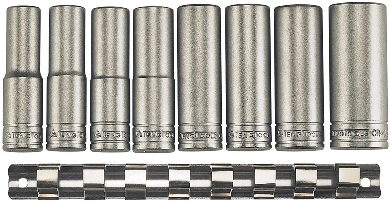 M1208-6 Doppenset Diep 1/2 8-Delig de Teng Tools – image du produit
