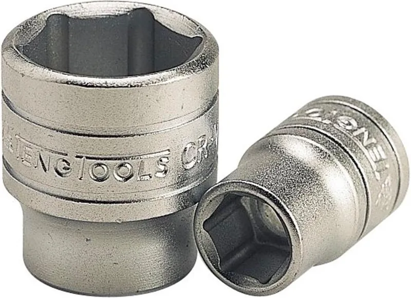 M380508 Dopsleutel - Zeskant - 3/8" x 8mm by Teng Tools, Silver – product image