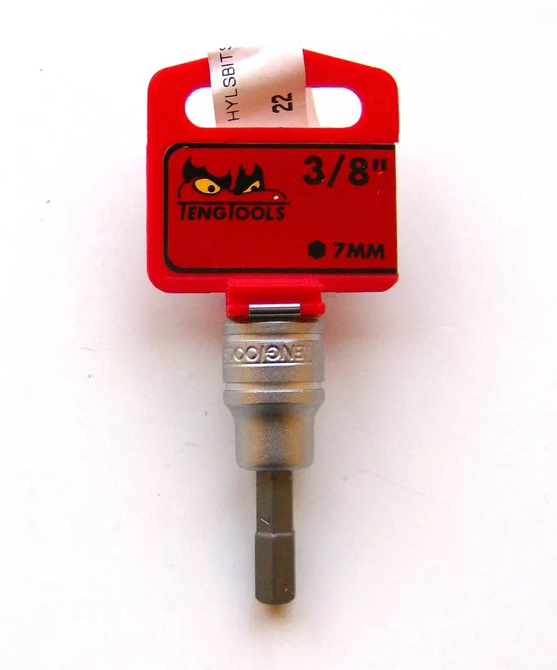 M381507-C 7mm 3/8" Drive Hex S2 Socket Bit 102070604 de Teng Tools – image du produit
