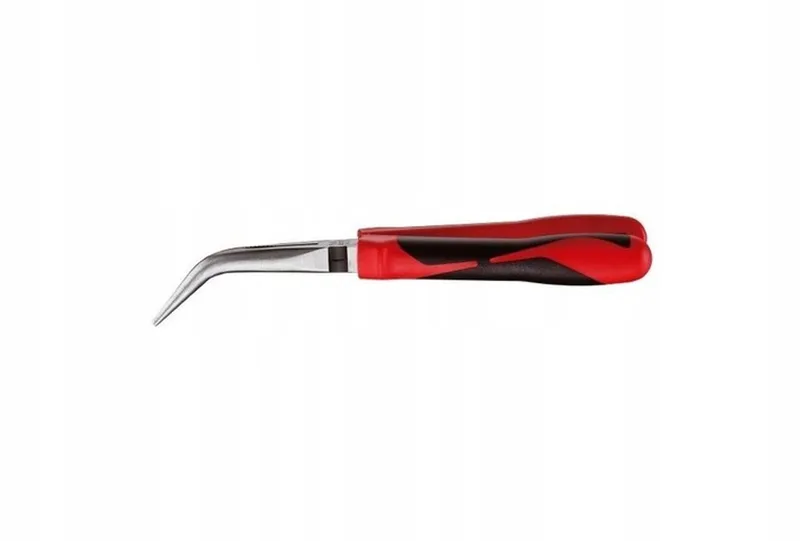 Merkloze platbek tang 200mm met gebogen lange bekken de Teng Tools – image du produit