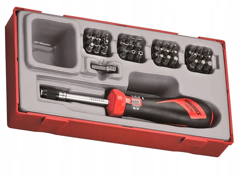 Momentsleutel 1/4" 1-5 Nm met 36 Bits von Teng Tools – Produktbild