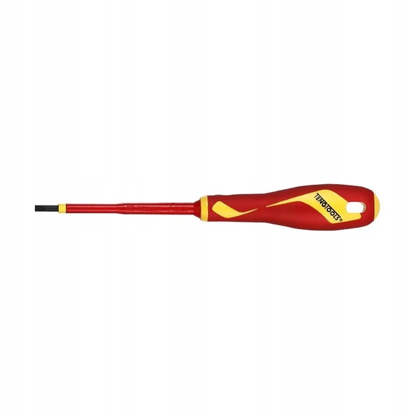 Platte Schroevendraaier 0.5x3mm 1000V VDE van Teng Tools, Geel – productafbeelding