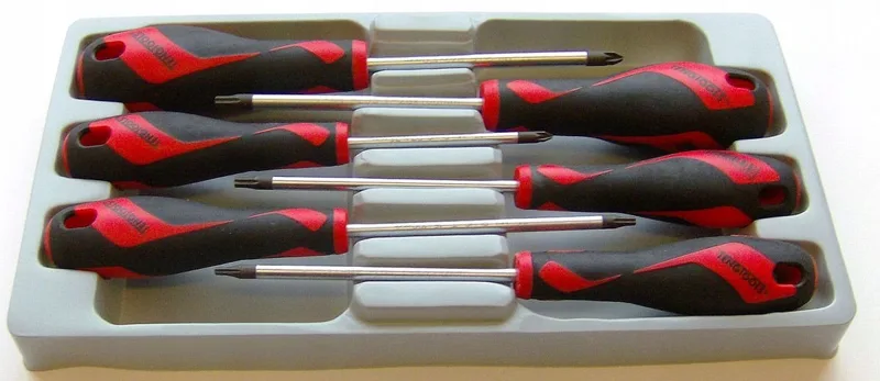 Schroevendraaierset 6-delig met Magnetische Tips by Teng Tools, Neutraal – product image