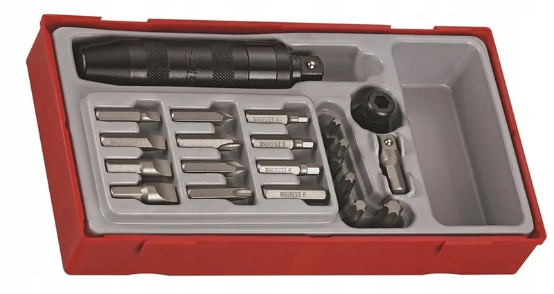 Slagmoersleutel Set met Bits - 20 Delig van Teng Tools, Neutraal – productafbeelding