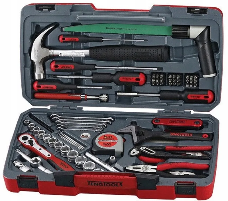 Teng Tools 79-delige Service Gereedschapset by Teng Tools, Red – product image