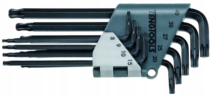 Torx inbussleutelset met kogelpunt (9-delig) von Teng Tools – Produktbild