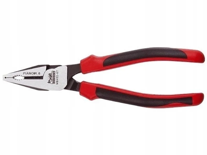 Versterkte Combinatietang 200 mm Cr-Mo Staal de Teng Tools, Noir – image du produit