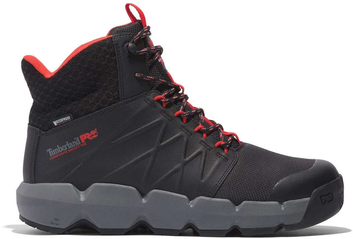 Timberland Morphix 6IN S7L CT EU42 US9 UK8 de Timberland PRO, Noir, Rouge – image du produit