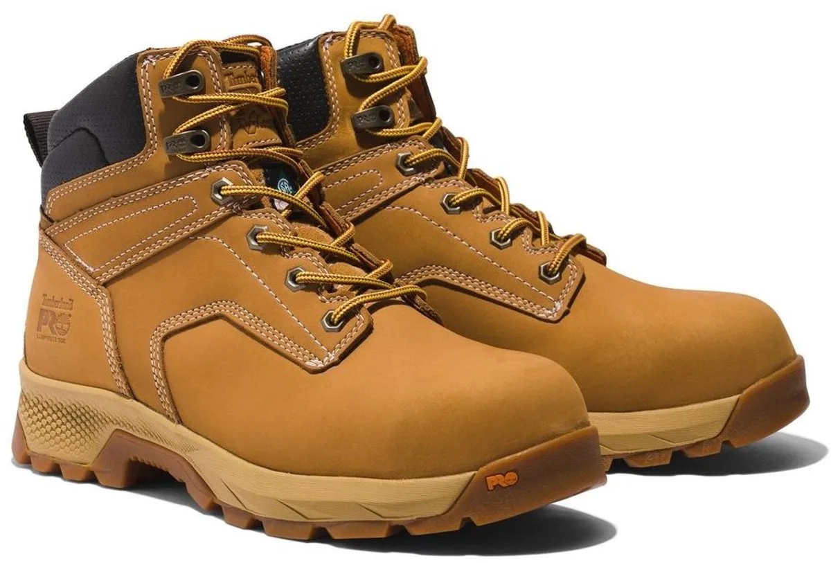 Titan EV Composiet Veiligheidsneus Werklaars | Tarwe - FW Industrial Adult van Timberland PRO, Wheat, 36 UK3 – productafbeelding