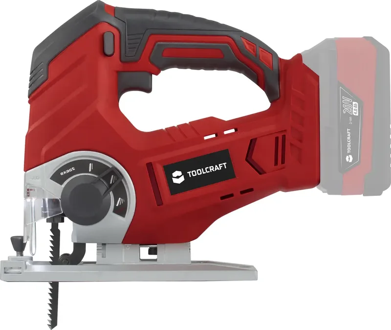 AST-65 / TAWB-200 Scie sauteuse sans fil TO-7468017 sans batterie 20 V de Toolcraft – image du produit 3 sur 3