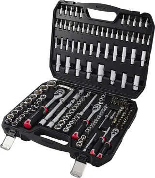 Bit- und Steckschlüssel-Set 1/2, 1/4, 3/8 179teilig TO-10674594 de Toolcraft – image du produit 1 sur 2