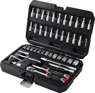 Bit- und Steckschlüssel-Set 1/4 48teilig TO-10675383 by Toolcraft – product image 1 of 2