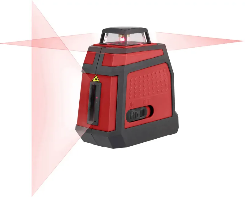 CL18-360 Kruislijnlaser Zelfnivellerend, Incl. tas, Incl. 360° laser Reikwijdte (max.): 18 m de Toolcraft – image du produit 1 sur 3