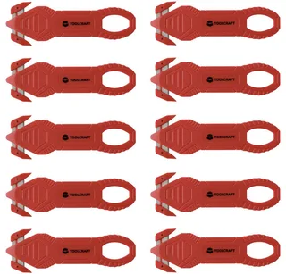 Cuttermesser TOOLCRAFT TO-10284090 Sicherheits-Kartonmesser 10 St. by Toolcraft – product image 1 of 5