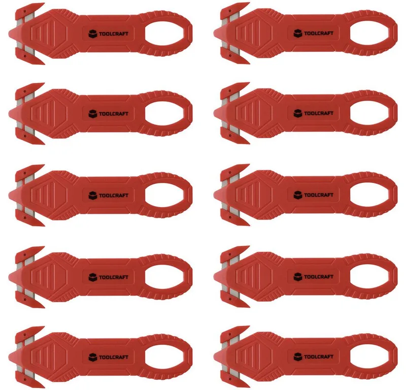 Cuttermesser TOOLCRAFT TO-10284090 Sicherheits-Kartonmesser 10 St. by Toolcraft – product image 1 of 5