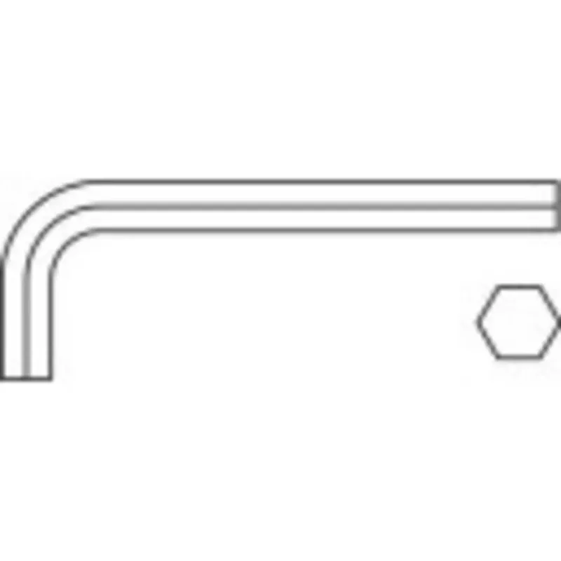 Haakse schroevendraaier Inbus 5 mm van Toolcraft – productafbeelding