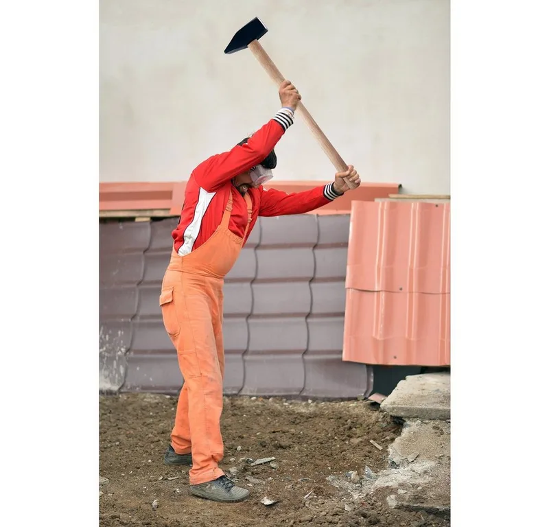 Hammer TOOLCRAFT TO-5137842 Vorschlaghammer 3540 g 600 mm DIN 1042 1 St. van Toolcraft – productafbeelding 2 van 5