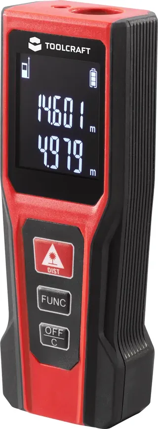 Laserafstandsmeter 20 m van Toolcraft – productafbeelding 1 van 2
