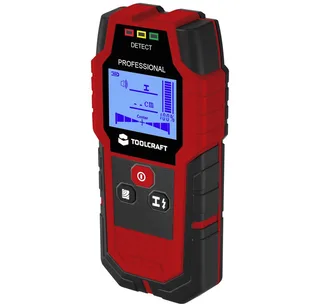 Leitungsortungsgerät TOOLCRAFT Ortungsgerät TO-9627699 Ortungstiefe (max) 120 mm Geeign van Toolcraft – productafbeelding 1 van 5