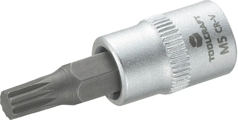 M5 816074 Veeltand (XZN) Dopsleutel-bitinzet 5 mm 1/4 (6,3 mm) von Toolcraft – Produktbild