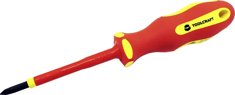 PH1 TO-5345751 VDE, Elektronica en fijnmechanica, Werkplaats Kruiskop schroevendraaier PH 1 Koplengte: 80 mm fra Toolcraft – produktbillede 3 af 3