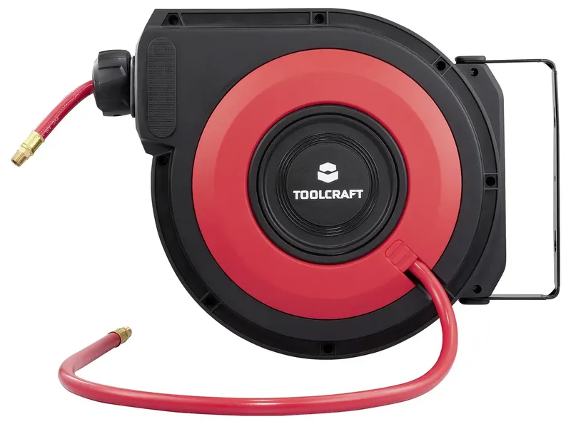 Pneumatische slanghaspel 15 m 10 bar Plafondbevestiging, Muurbevestiging von Toolcraft – Produktbild 3 von 3