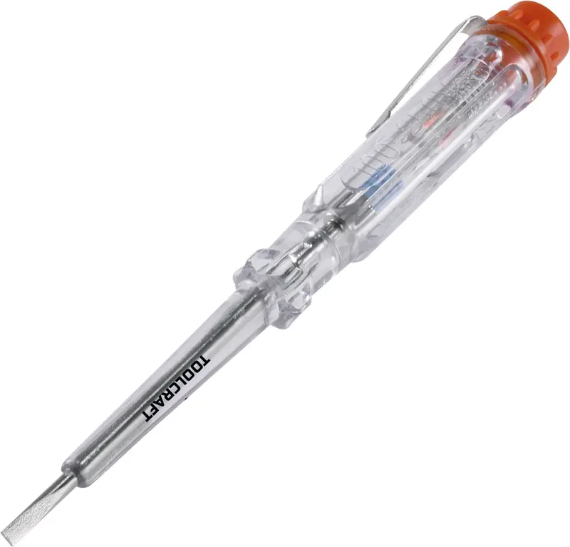 Spannungsprüfer Klingenlänge=62 mm Spannung (Bereich)=100 - 250 V/AC by Toolcraft – product image