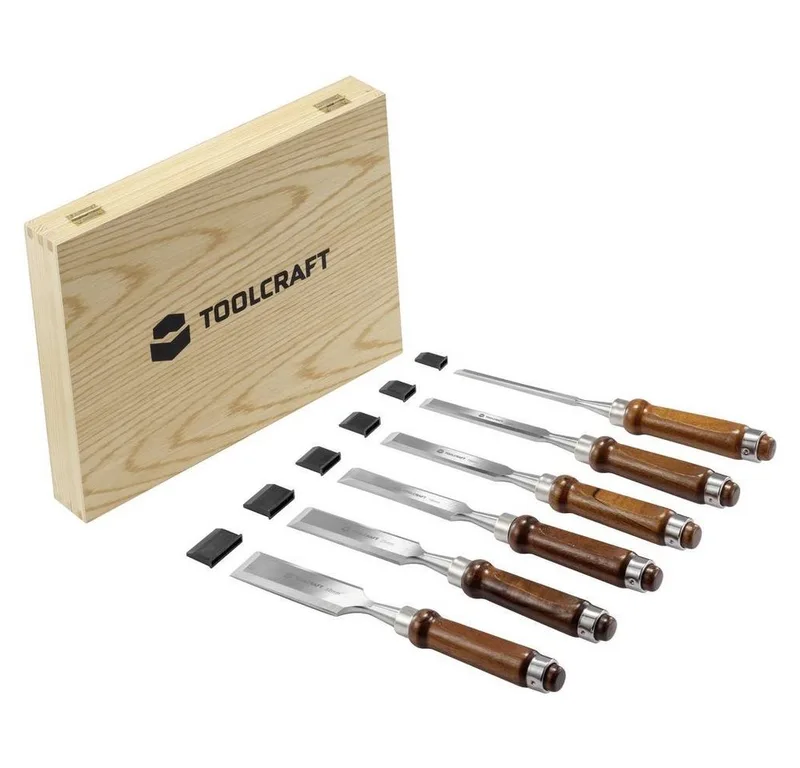 TO-7873785 Houtbeitels, 6-delige set van Toolcraft – productafbeelding 3 van 5